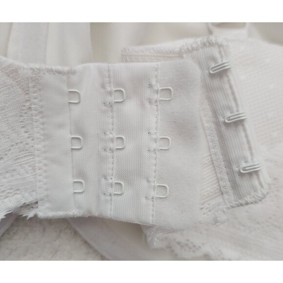 Lilyette Fit For You Bra Size 40DD Full Coverage Underwire Floral Lace Smoothing - Picture 4 of 9